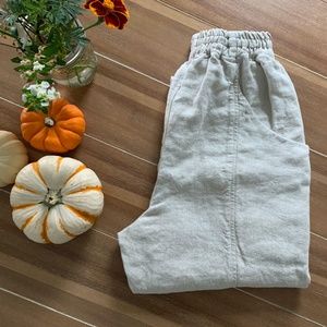 Elizabeth Suzann Clyde Work Pant Midweight Linen